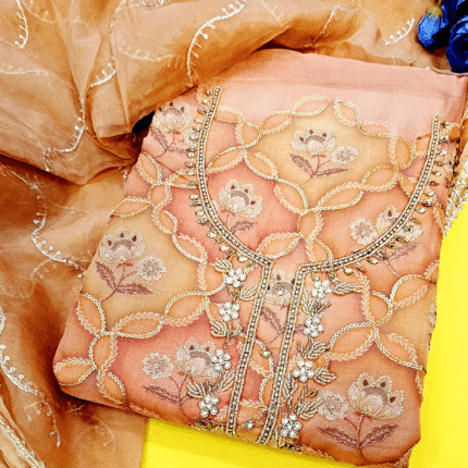 RUST ORGANZA SUIT